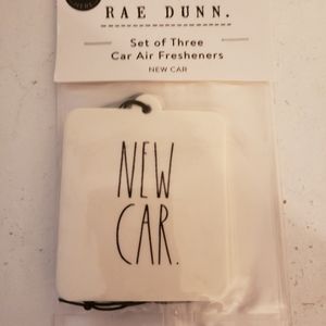 NEW RAE DUNN "NEW CAR" PACK OF 3 AIR FRESHENERS